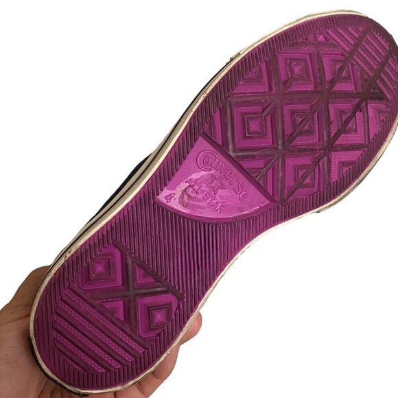 Converse Chuck 70 Heart Of The City Hi-Top Sneakers in Navy Blue Size 6 - Picture 6 of 8